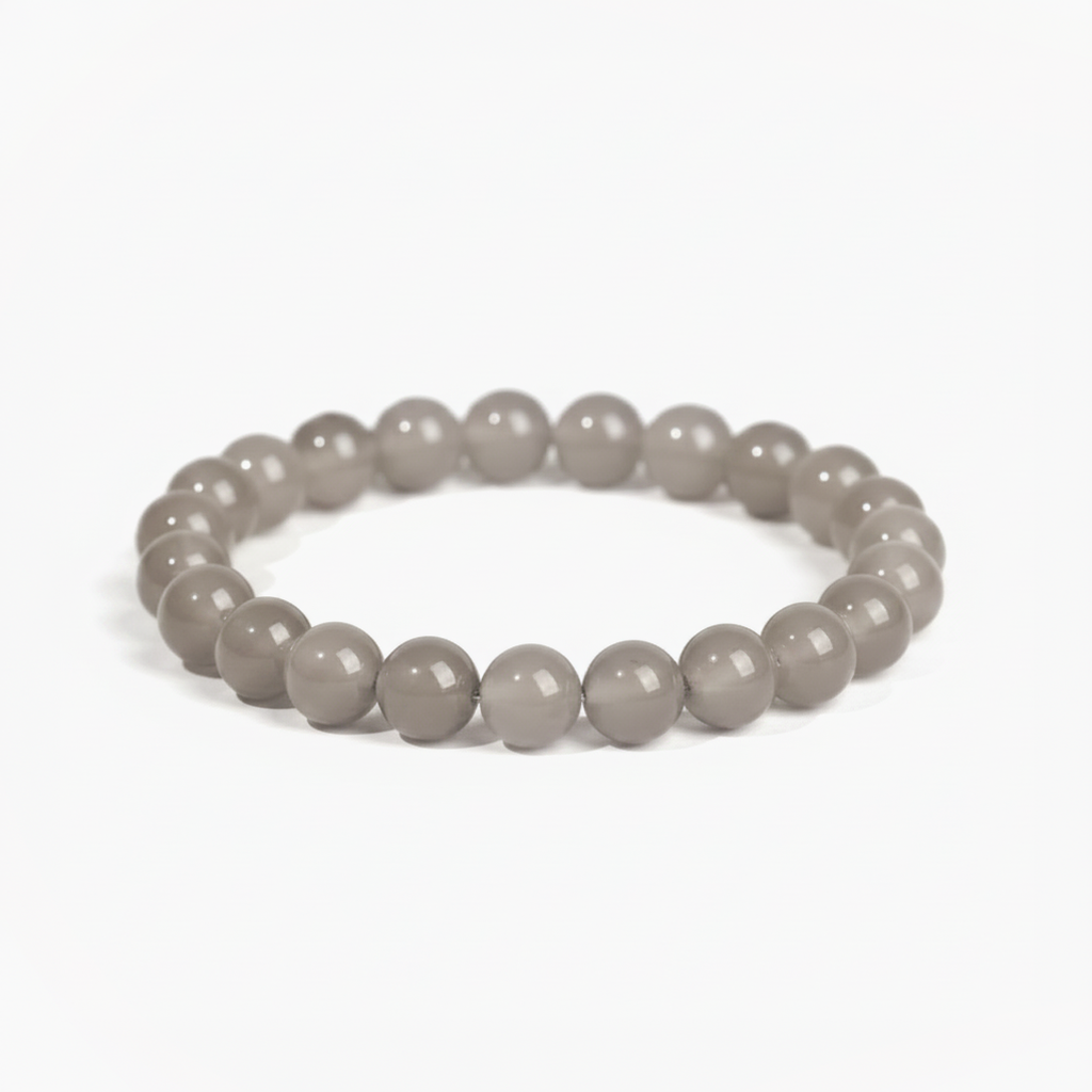 Bracelet Allure — Agate grise