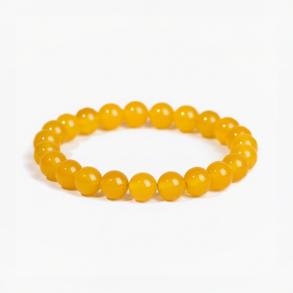 Bracelet Allure — Agate jaune