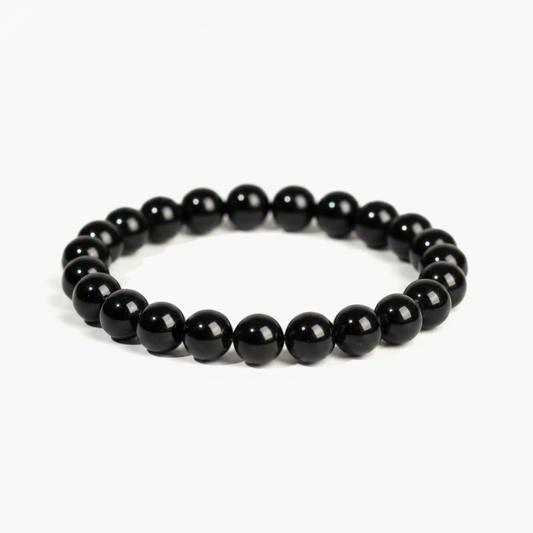 Bracelet Allure — Agate noire