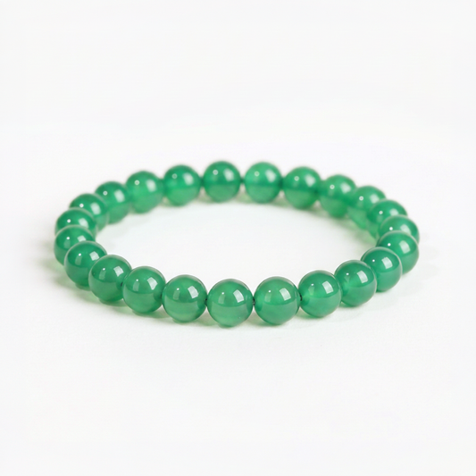 Bracelet Allure — Agate verte