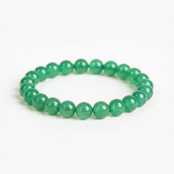 Bracelet Allure — Agate verte