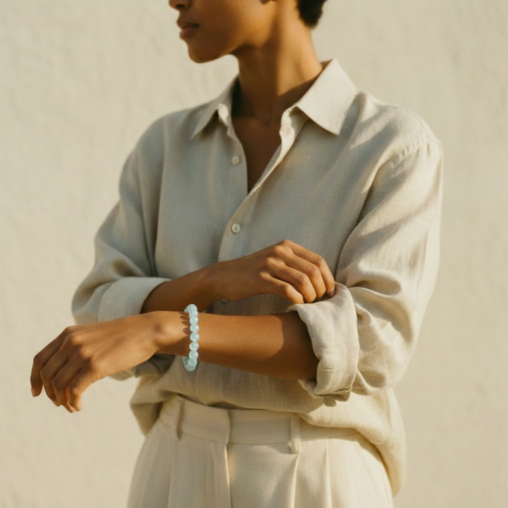 Bracelet Allure — Aigue-marine