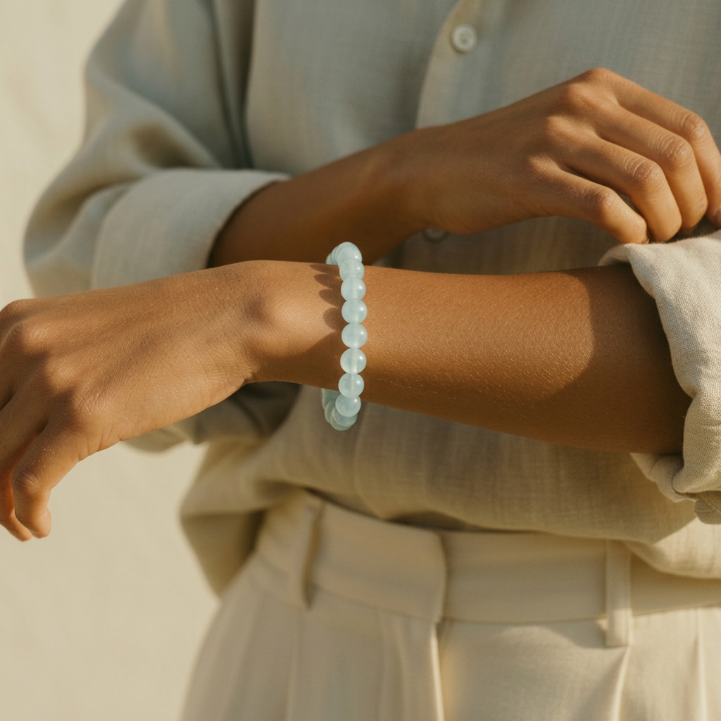 Bracelet Allure — Aigue-marine