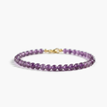Bracelet fin en aventurine naturelle — Perles 3 mm