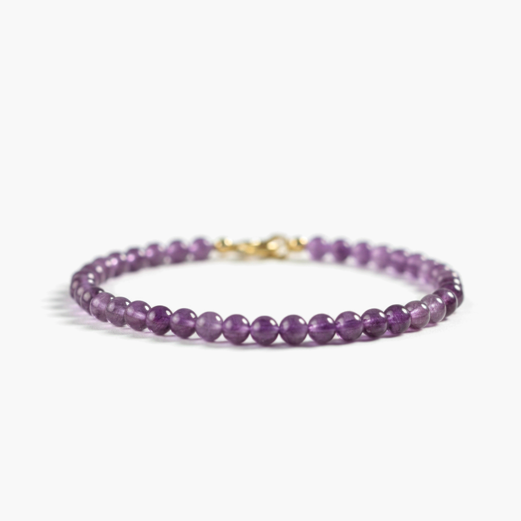Bracelet fin en aventurine naturelle — Perles 3 mm