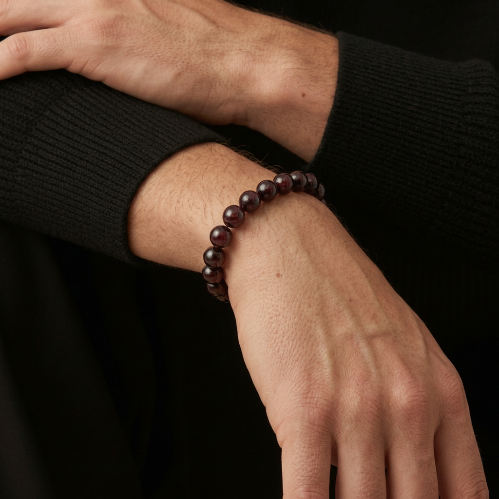 Bracelet Allure — Grenat
