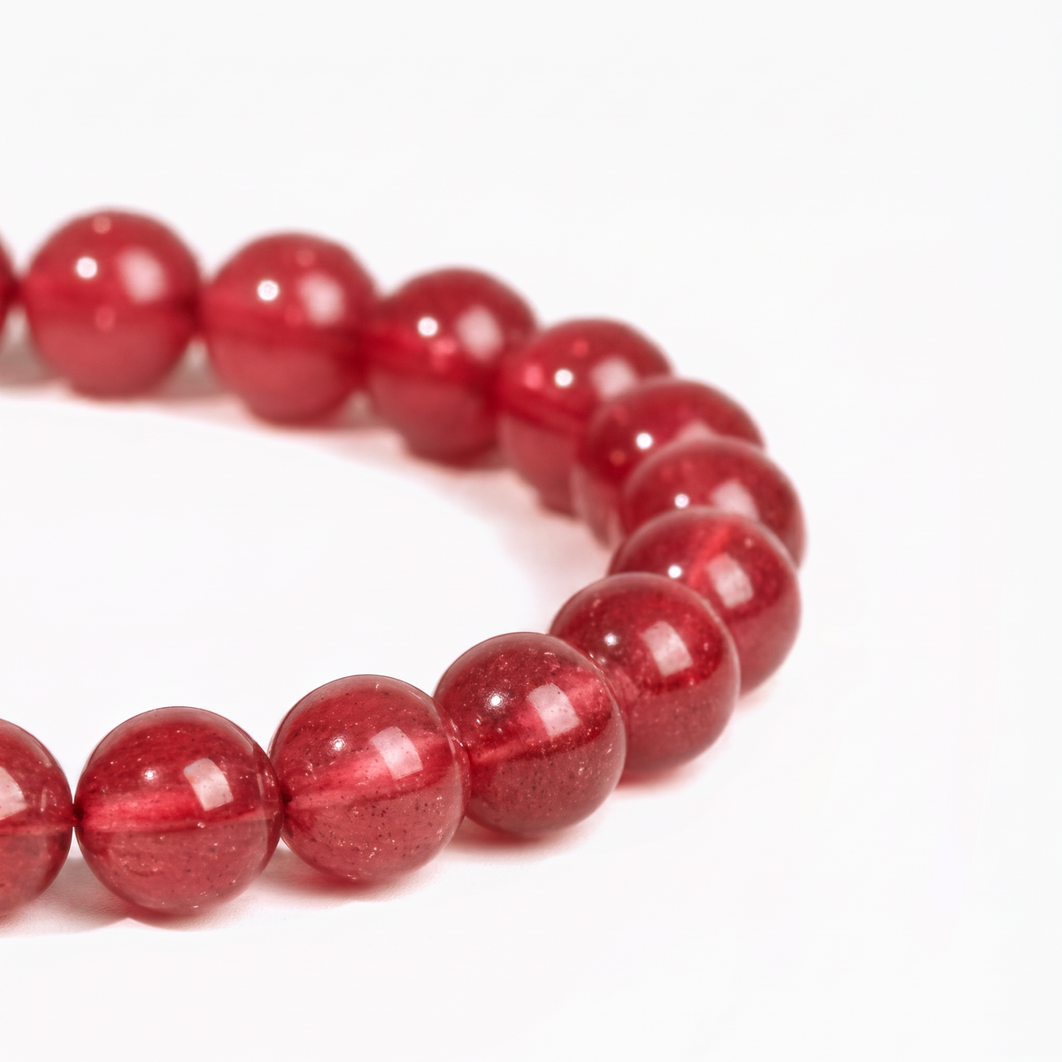 Bracelet Allure — Quartz fraise